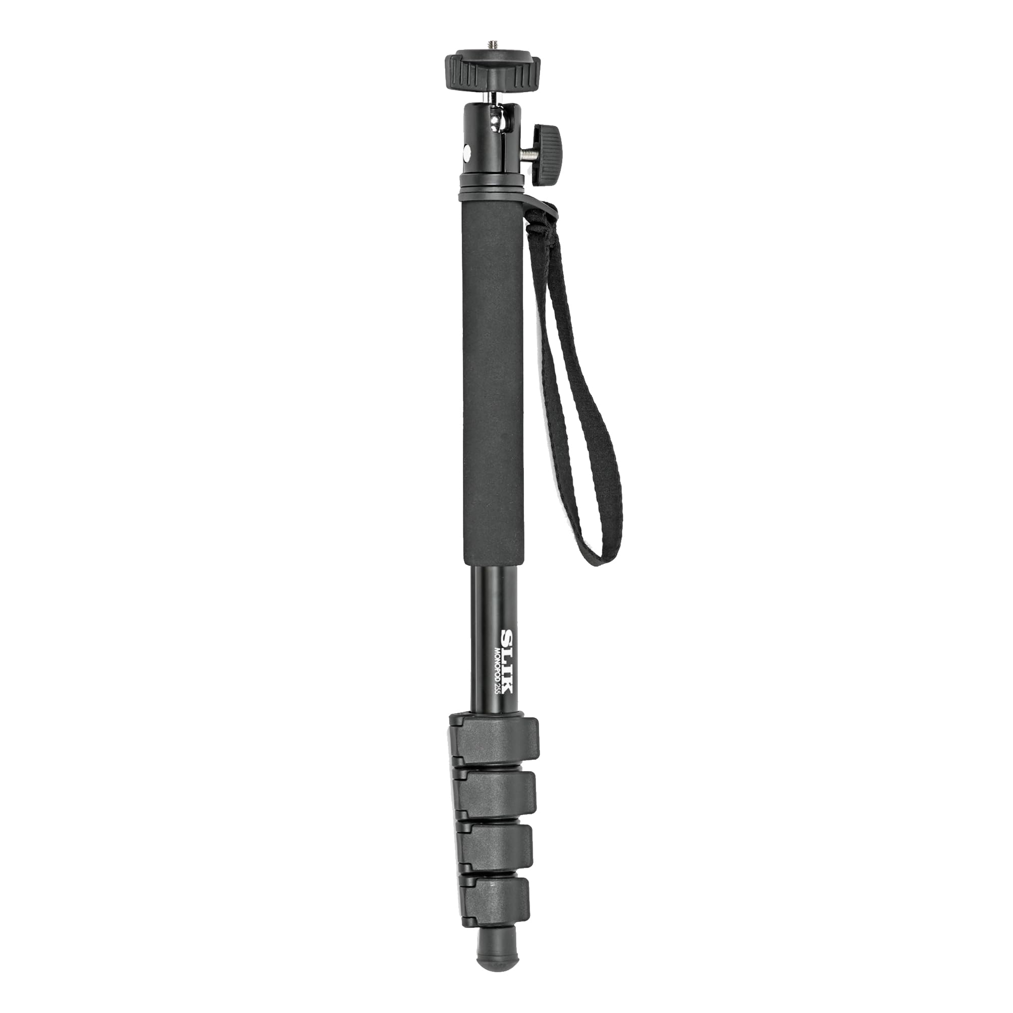 Amazon | スリック 一脚 MONOPOD 255 全高1,615mm 5段伸縮 自由雲台付
